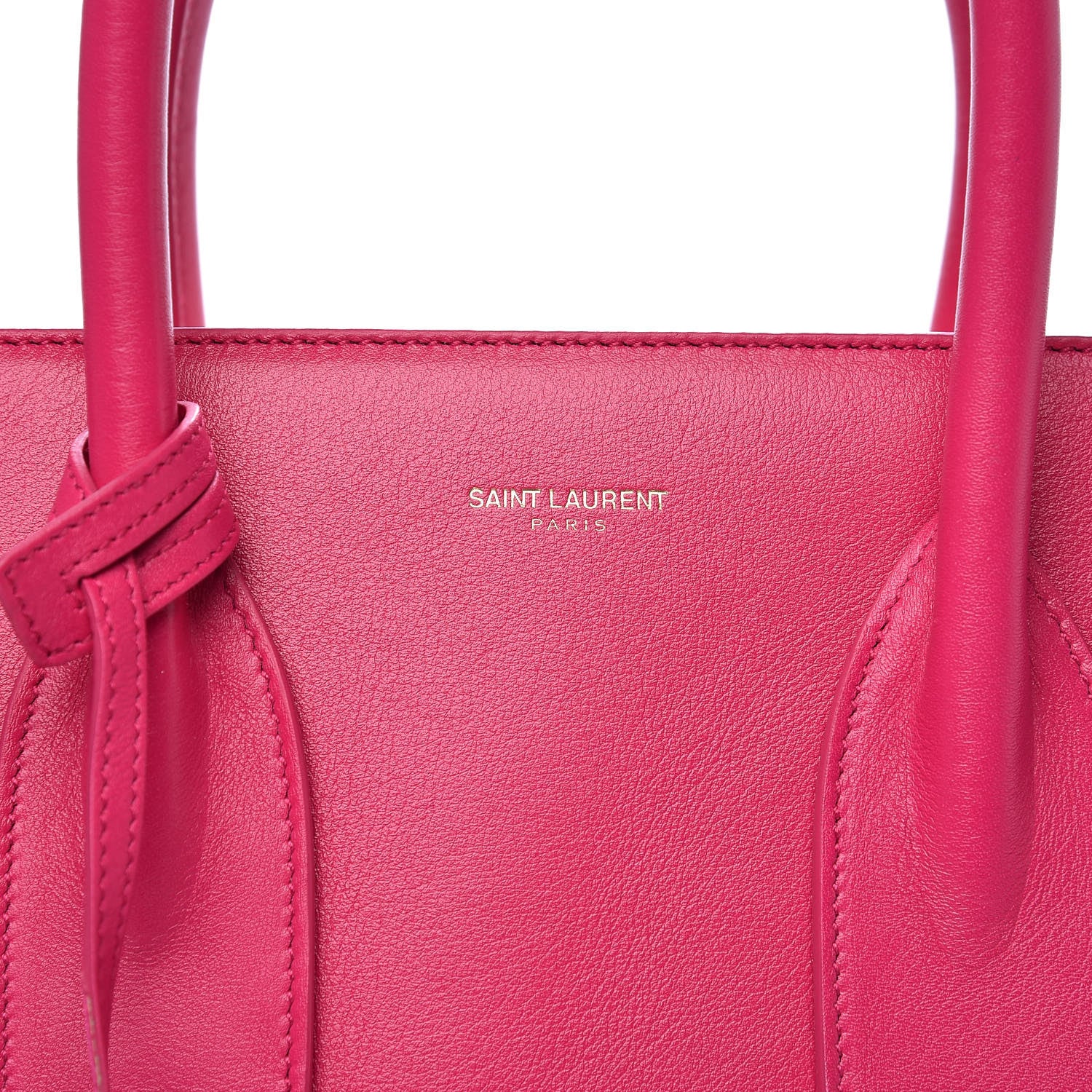 Saint Laurent Calfskin Small Sac De Jour Bubblegum 7 of 9