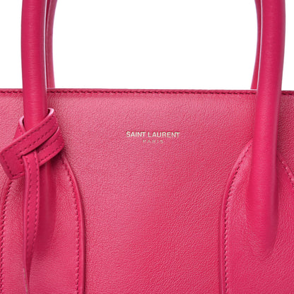Saint Laurent Calfskin Small Sac De Jour Bubblegum 7 of 9