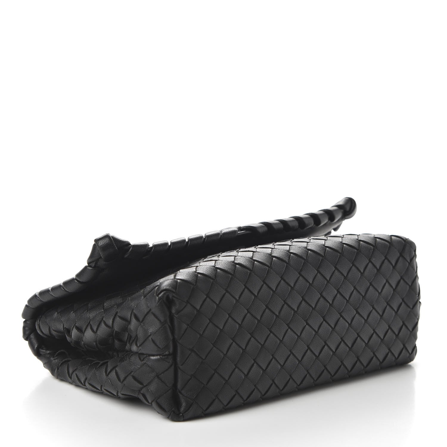 Bottega Veneta Nappa Intrecciato Baby Olimpia Shoulder Bag Black 4 of 10