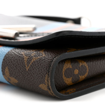 Louis Vuitton Monogram Stripe Twist Chain Wallet 10 of 12