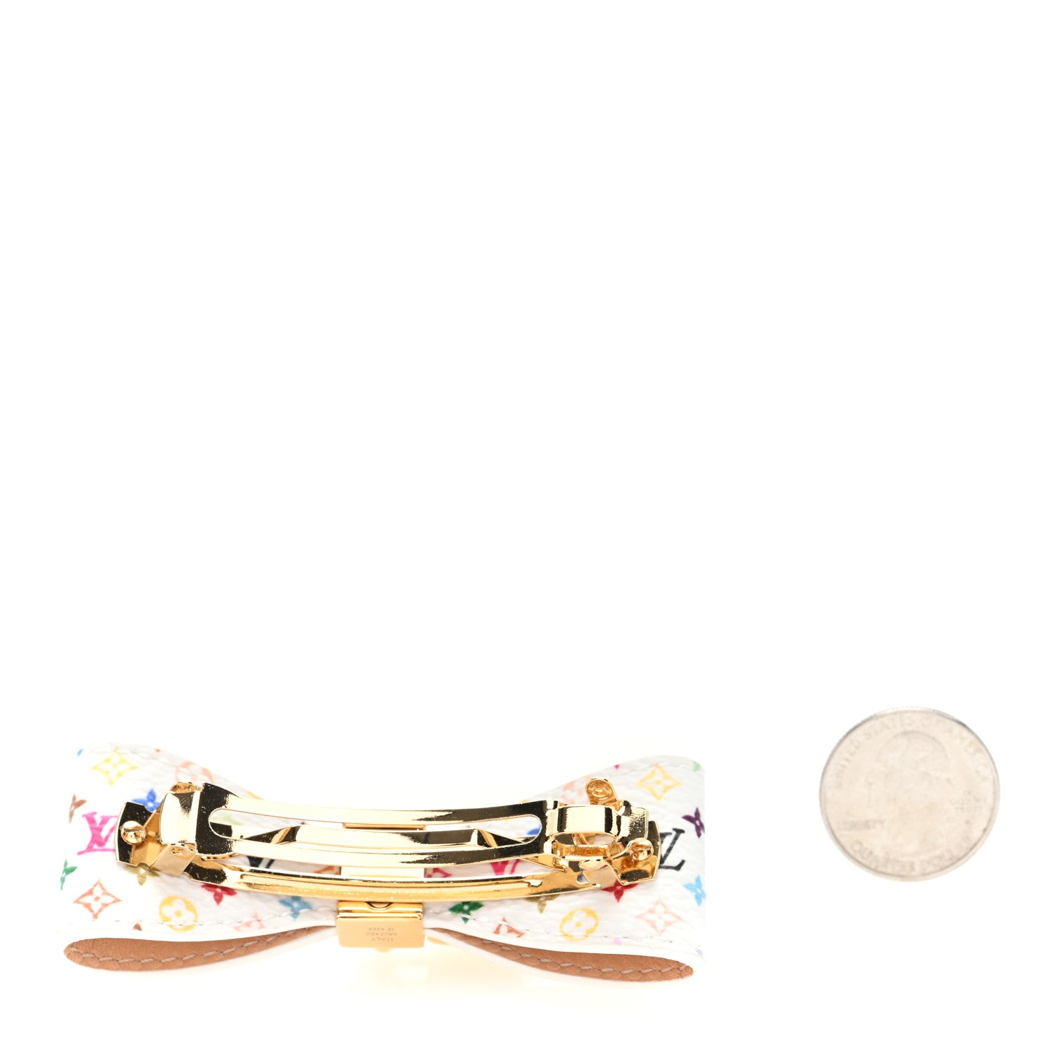 Louis Vuitton LV X TM Monogram Multicolor Bow Barrette White 2 of 4