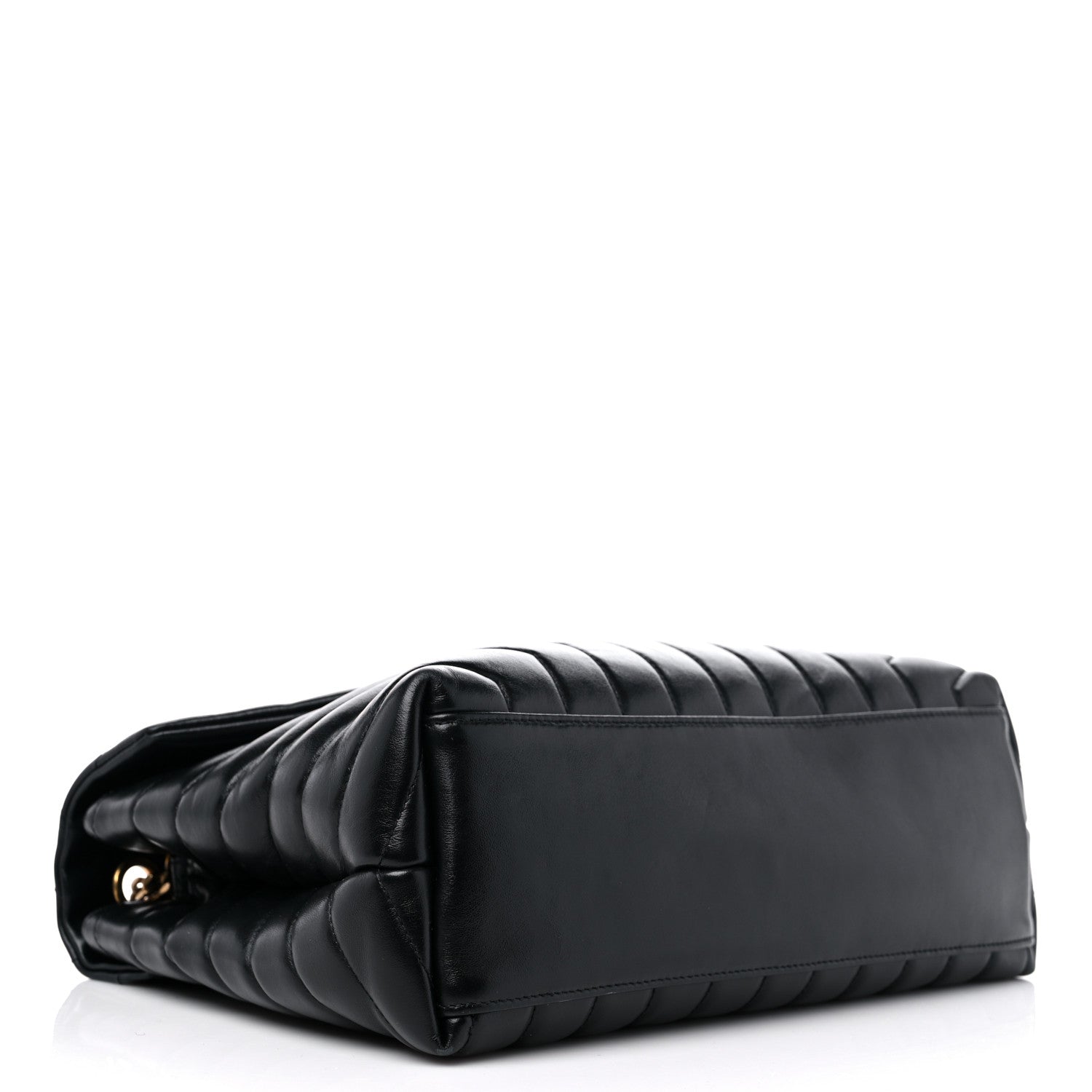 Saint Laurent Calfskin Y Quilted Monogram Medium Loulou Chain Satchel Black 4 of 14