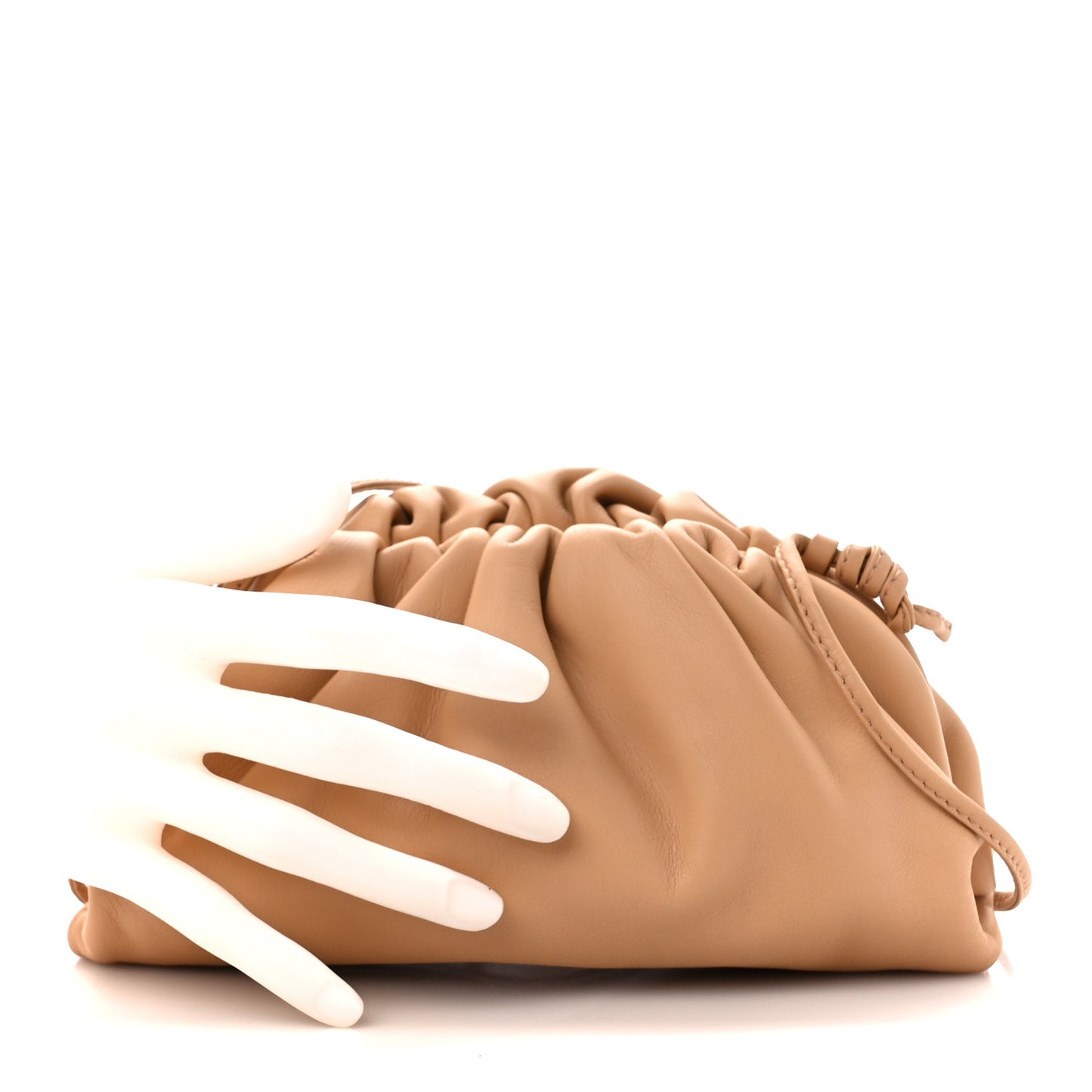 Butter Calfskin The Mini Pouch Almond