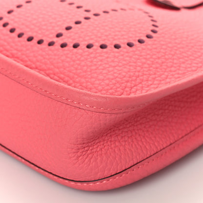 Hermes Taurillon Clemence Amazone Evelyne TPM Rose Azalee Rouge Pivoine 10 of 10