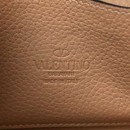 Valentino Garavani Pebbled Calfskin Medium Rockstud Flip Lock Crossbody Bag Skin Sorbet 6 of 8