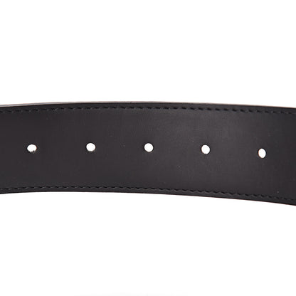 Louis Vuitton Calfskin Monogram Eclipse LV Initiales Reversible Belt 80 32 5 of 7
