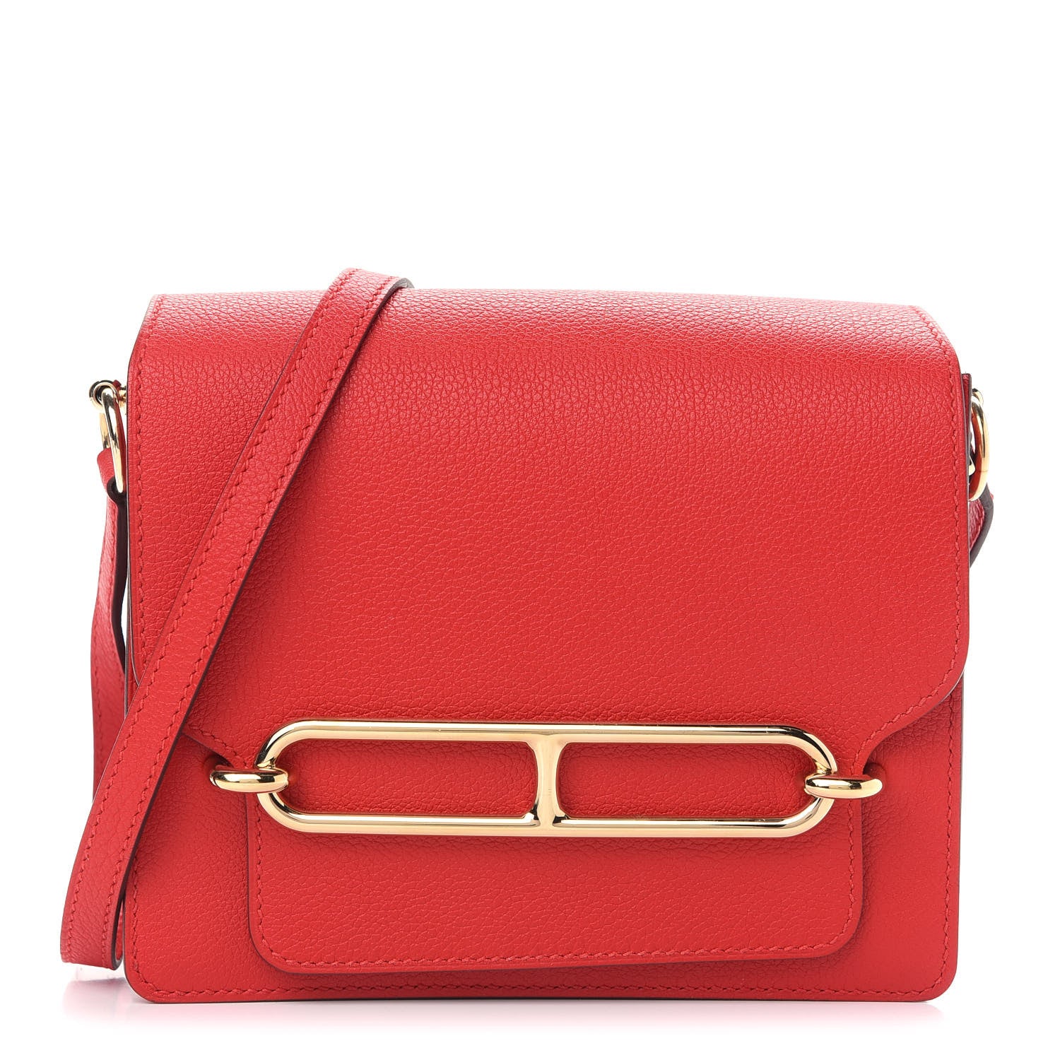 Hermes Evercolor Mini Sac Roulis Rouge De Coeur 1 of 9