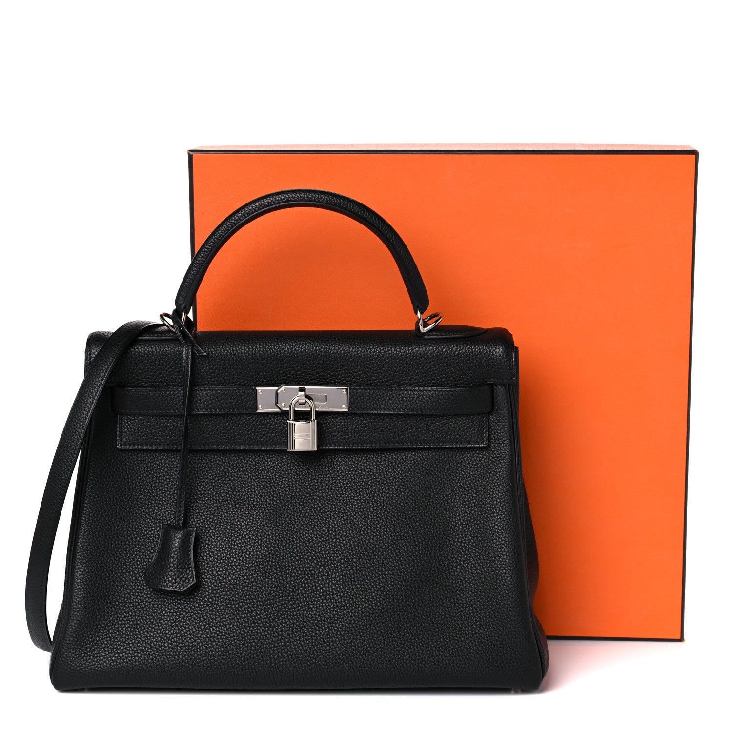Hermes Togo Kelly Retourne 32 Black 15 of 15