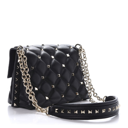 Valentino Garavani Nappa Small Candystud Crossbody Black 3 of 11