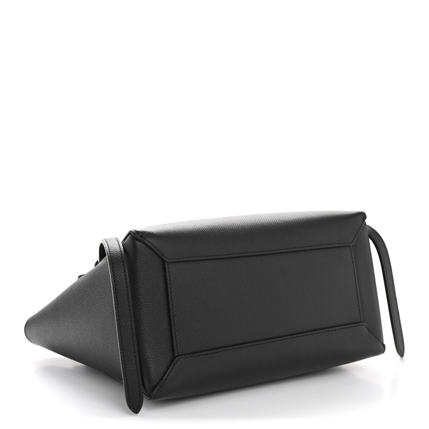 Grained Calfskin Micro Belt Bag Black