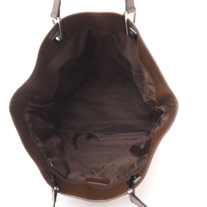 Gucci Monogram Large Bucket Tote Dark Brown 5 of 13