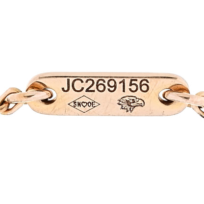 Van Cleef & Arpels 18K Rose Gold Carnelian Sweet Alhambra Bracelet 4 of 4