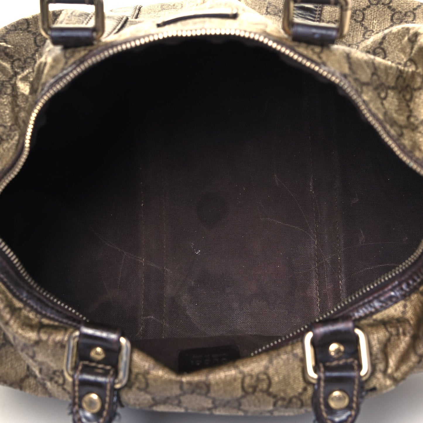 GG Plus Monogram Medium Joy Boston Dark Brown