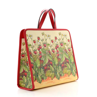 Gucci Coated Canvas Love Parade Kids Strawberry Fairy Tote Multicolor 3 of 11
