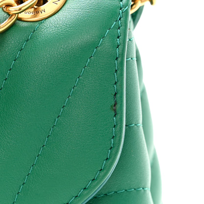 Louis Vuitton Calfskin New Wave Chain Bag MM NM Emerald 10 of 13