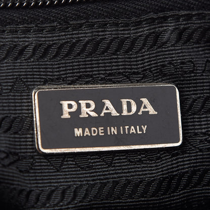 Prada Tessuto Nylon Shoulder Bag Black 6 of 14