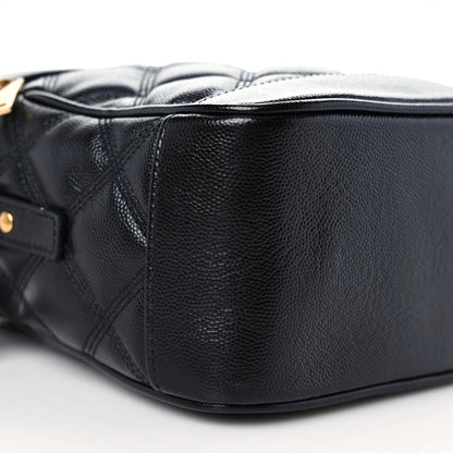 Saint Laurent Grain de Poudre Quilted 80's Vanity Bag Black 5 of 9
