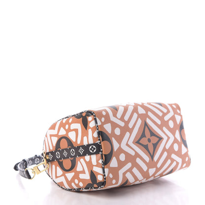 Louis Vuitton Monogram Giant Crafty Speedy Bandouliere 25 Creme Caramel 4 of 10