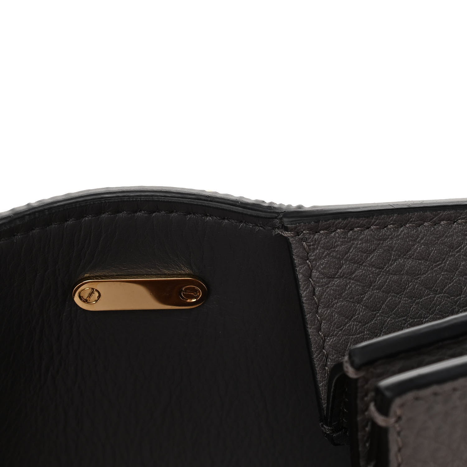 Salvatore Ferragamo Pebbled Calfskin Ginevra Chain Bag Grey 13 of 14