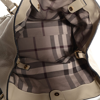 Burberry Textured Leather Small Canterbury Tote Beige 5 of 7