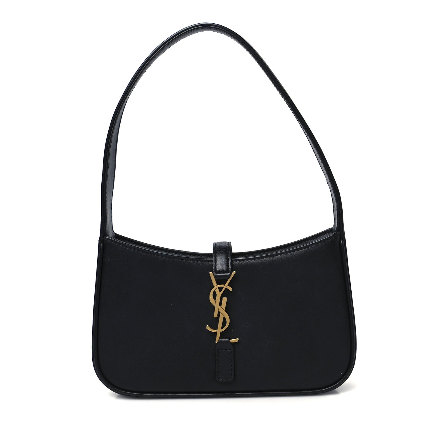 Smooth Calfskin Le 5 A 7 Mini Hobo Black