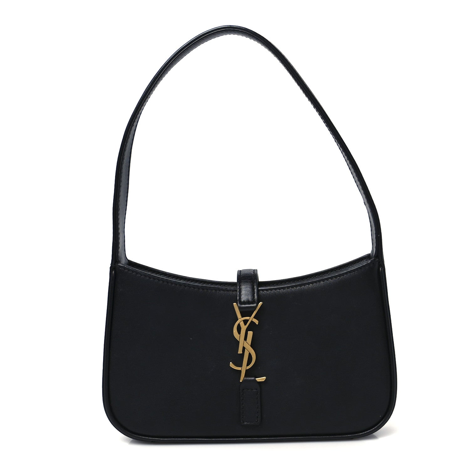 Saint Laurent Smooth Calfskin Le 5 A 7 Mini Hobo Black 1 of 10