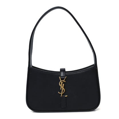 Saint Laurent Smooth Calfskin Le 5 A 7 Mini Hobo Black 1 of 10