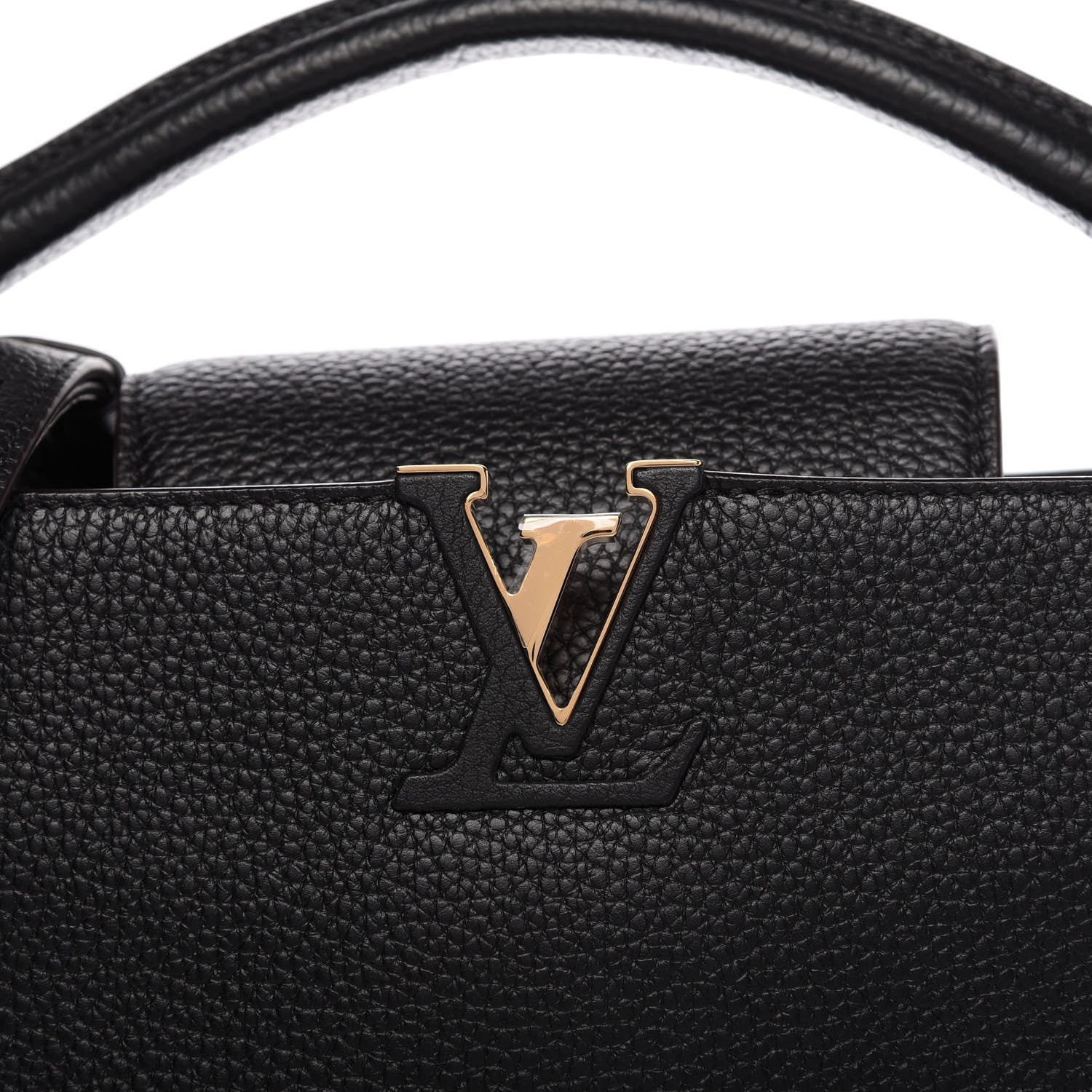 Louis Vuitton Taurillon Capucines BB Black 9 of 9