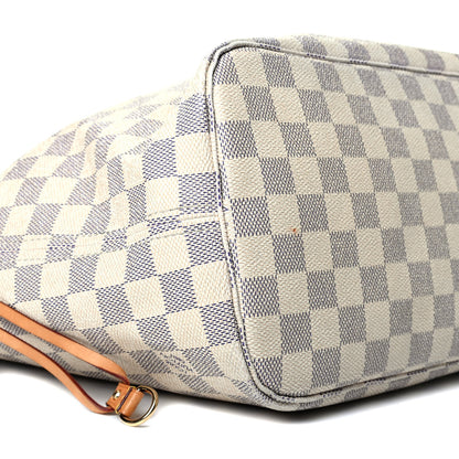 Louis Vuitton Damier Azur Neverfull MM 7 of 9