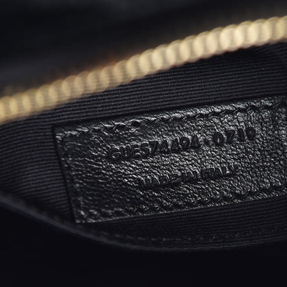 Saint Laurent Velvet Matelasse Monogram Lou Camera Bag Black 9 of 10