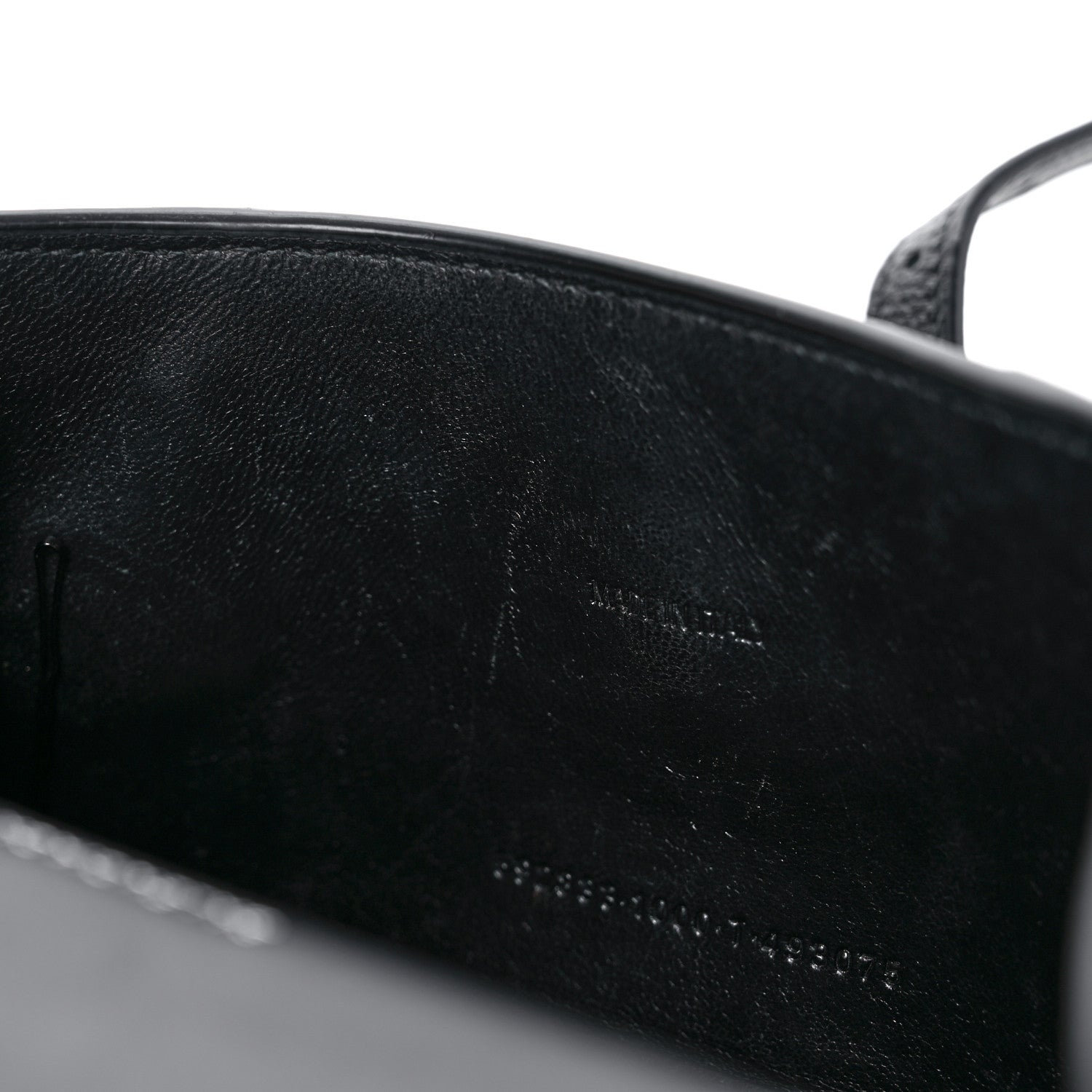 Balenciaga Grained Calfskin Hourglass Top Handle Bag XS Black 14 of 18