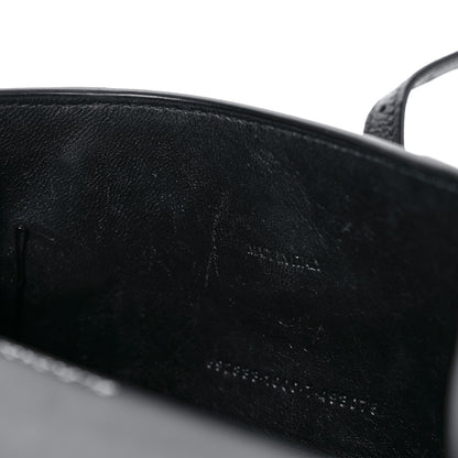 Balenciaga Grained Calfskin Hourglass Top Handle Bag XS Black 14 of 18