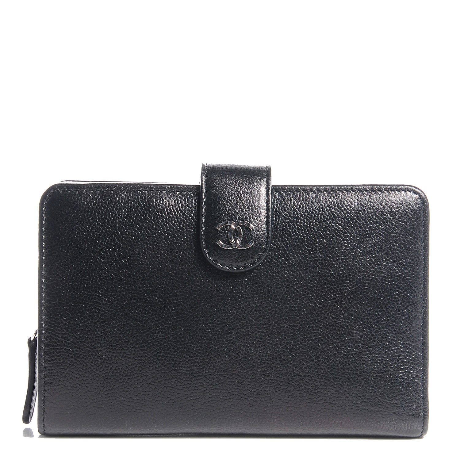 Chanel Caviar Sevruga Zip Pocket Wallet Black 1 of 8