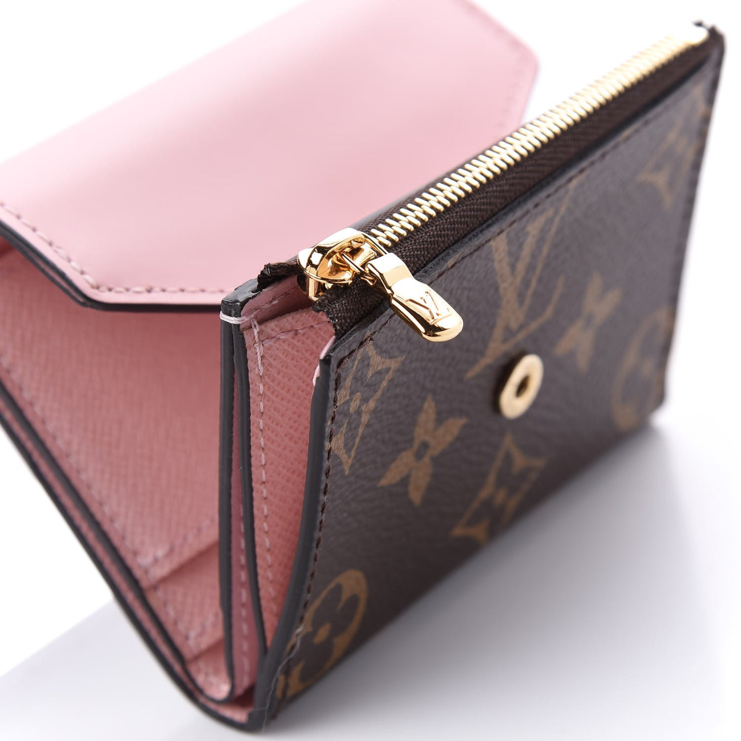 Monogram Zoe Wallet Rose Ballerine