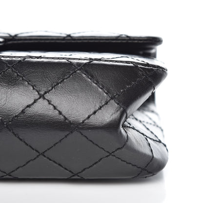 Chanel Aged Calfskin Quilted 2.55 Reissue 225 Flap So Black 9 of 10