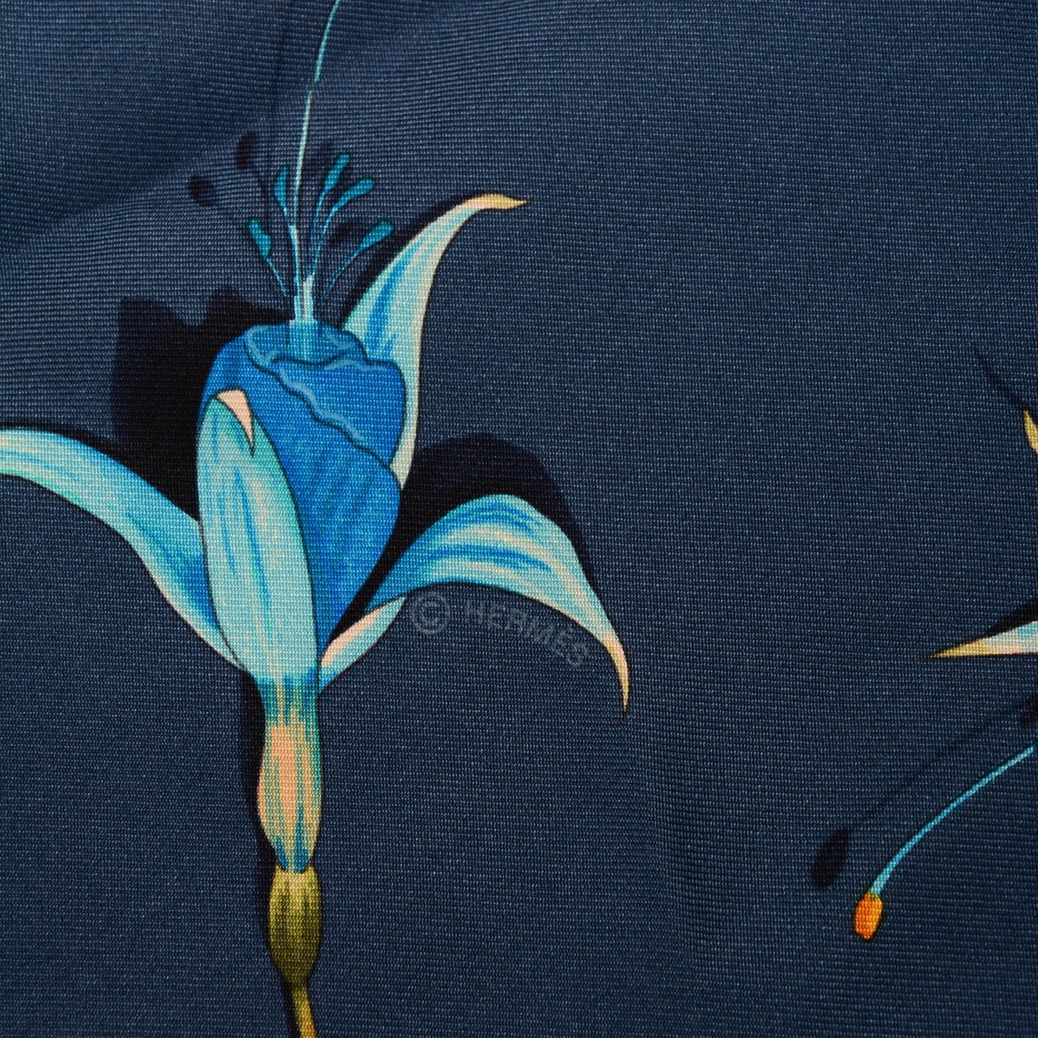 Hermes Silk Fleurs De Fuchsia Scarf 90 5 of 8