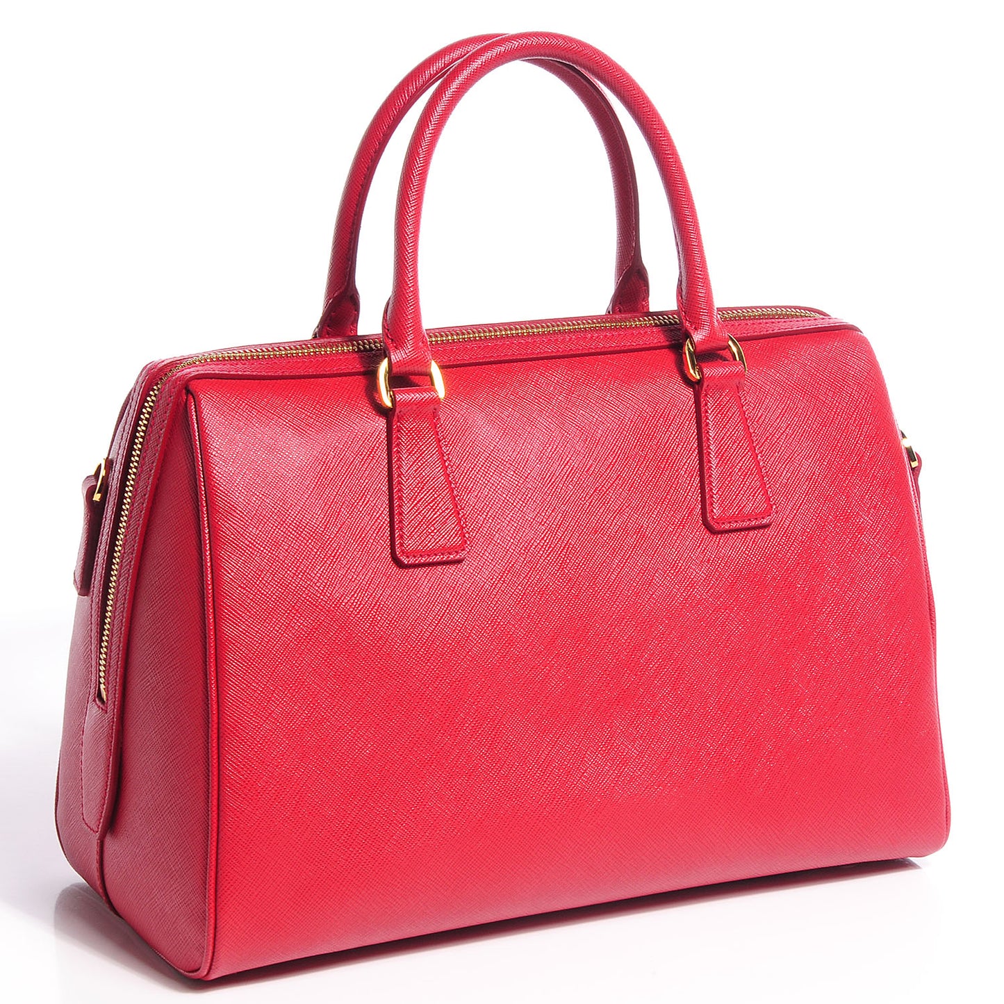 Saffiano Lux Bowler Fuoco