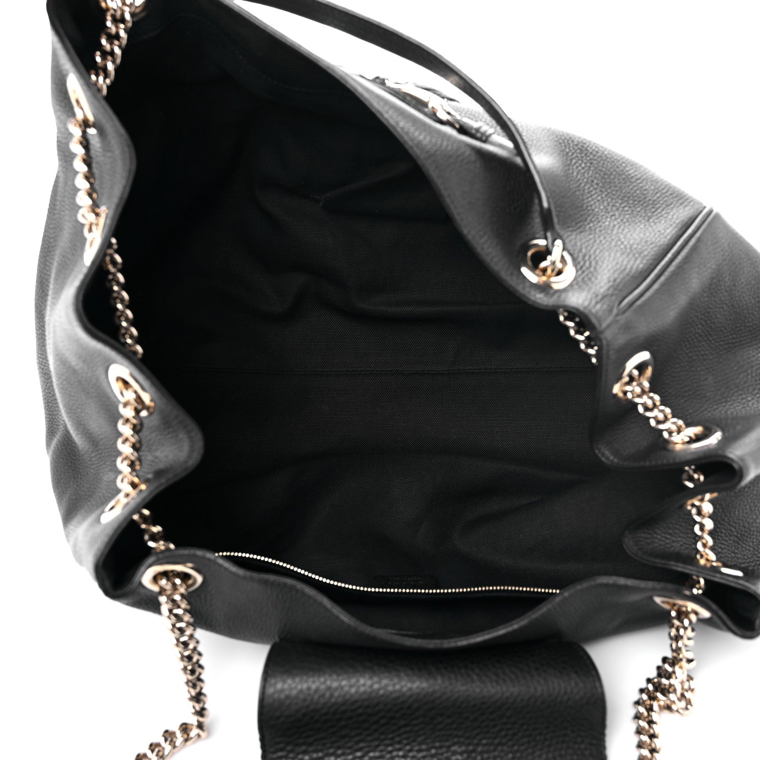 Gucci Calfskin Medium Emily Shoulder Bag Black 5 of 18