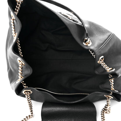 Gucci Calfskin Medium Emily Shoulder Bag Black 5 of 18