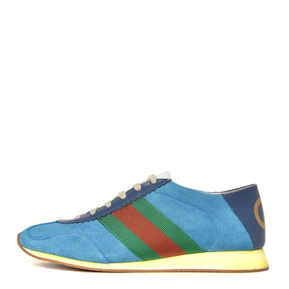 Gucci Suede Web Womens Rocket Sneakers 39 Bright Splash Thunder 1 of 10