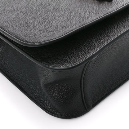 Versace Grainy Calfskin Virtus Chain Crossbody Black 11 of 12