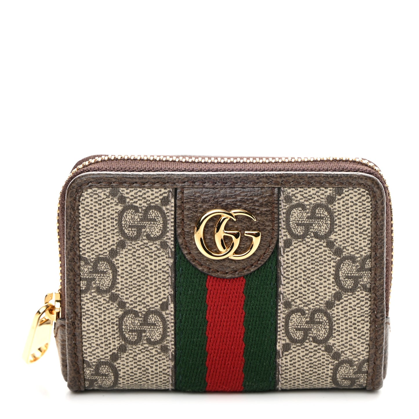 GG Supreme Monogram Web Ophidia Playing Card Case Beige New Acero