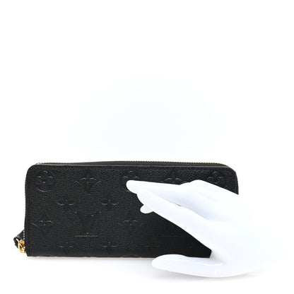 Louis Vuitton Empreinte Clemence Wallet Black 2 of 7