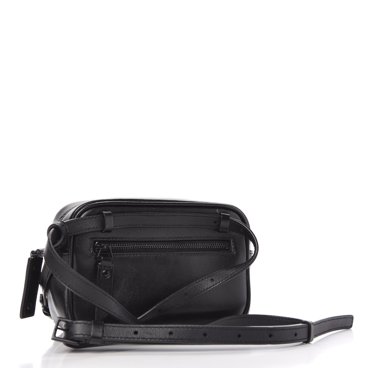 Saint Laurent Calfskin Matelasse Monogram Lou Belt Bag Black 3 of 11