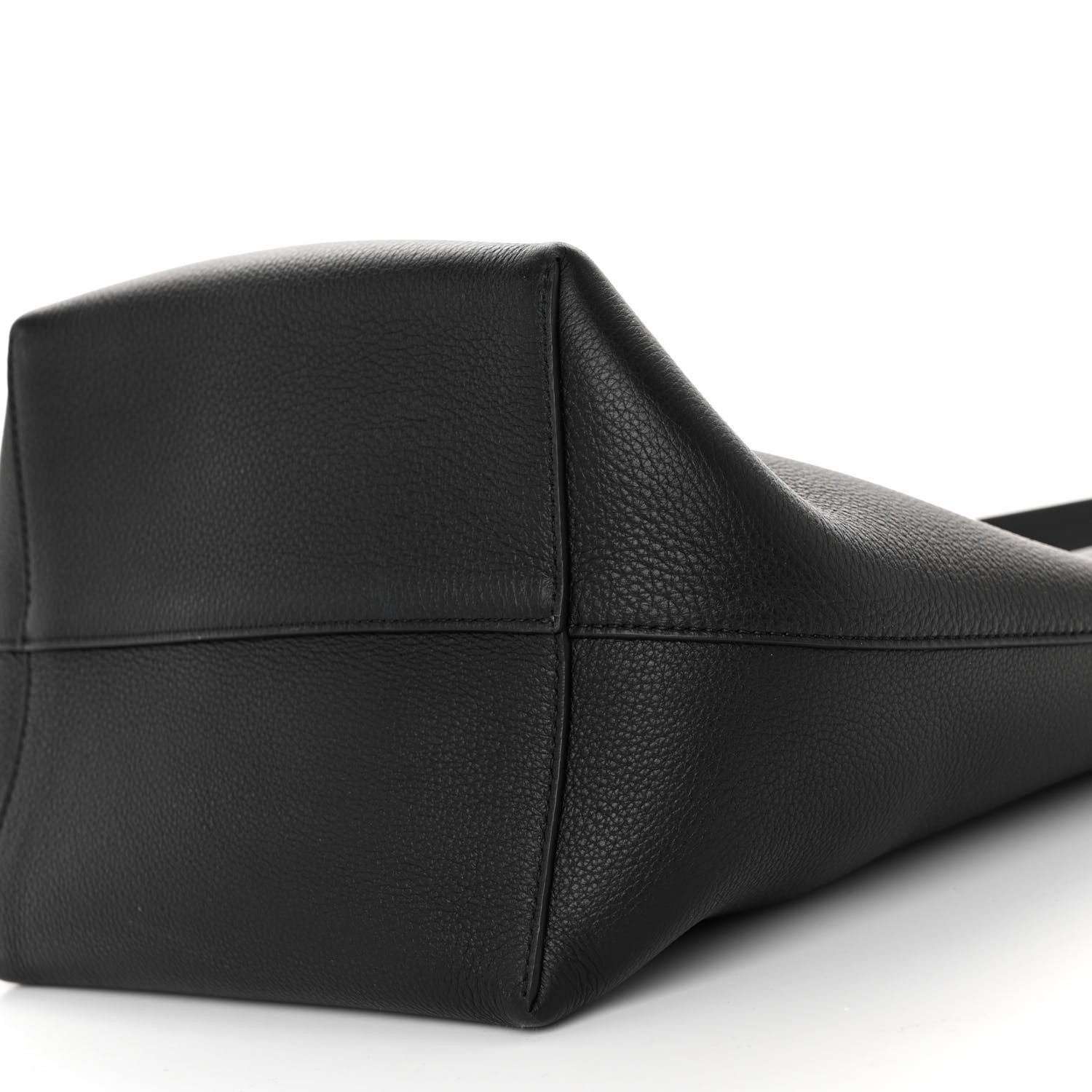 The Row Grained Calfskin Medium N/S Park Tote Black 9 of 9