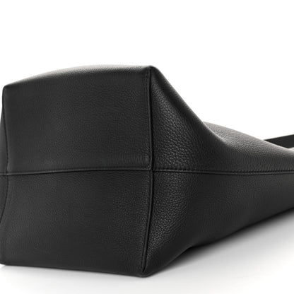 The Row Grained Calfskin Medium N/S Park Tote Black 9 of 9