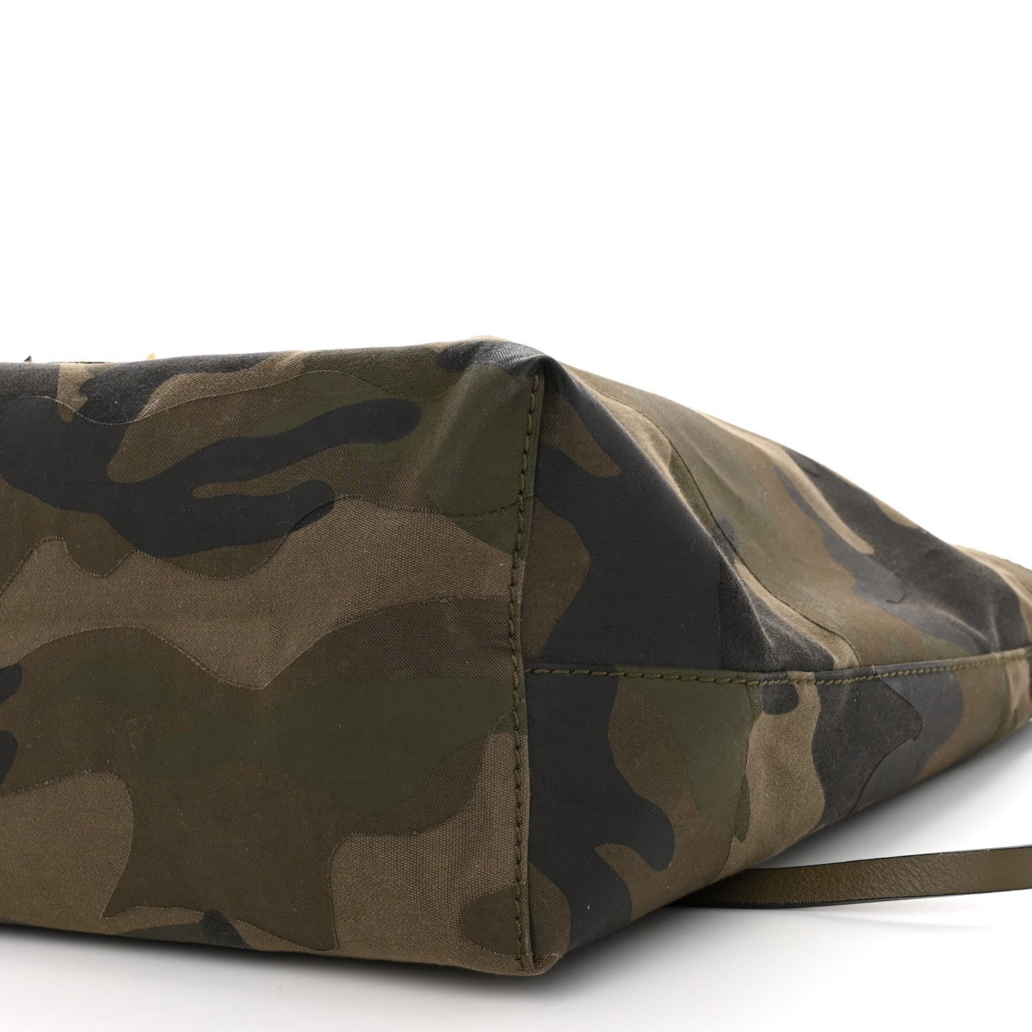 Valentino Garavani Canvas Camouflage Rockstud Reversible Tote 9 of 11