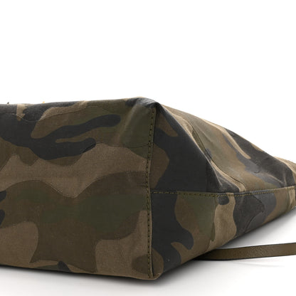 Valentino Garavani Canvas Camouflage Rockstud Reversible Tote 9 of 11