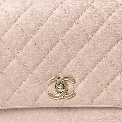 Chanel Caviar Quilted Large Business Affinity Flap Beige 11 of 12