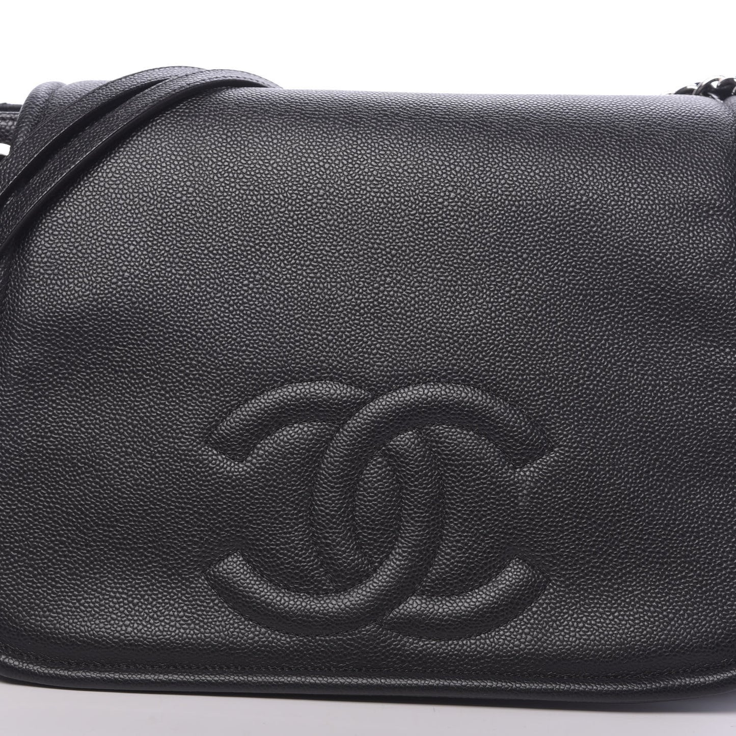 Caviar Timeless CC Accordion Flap Black
